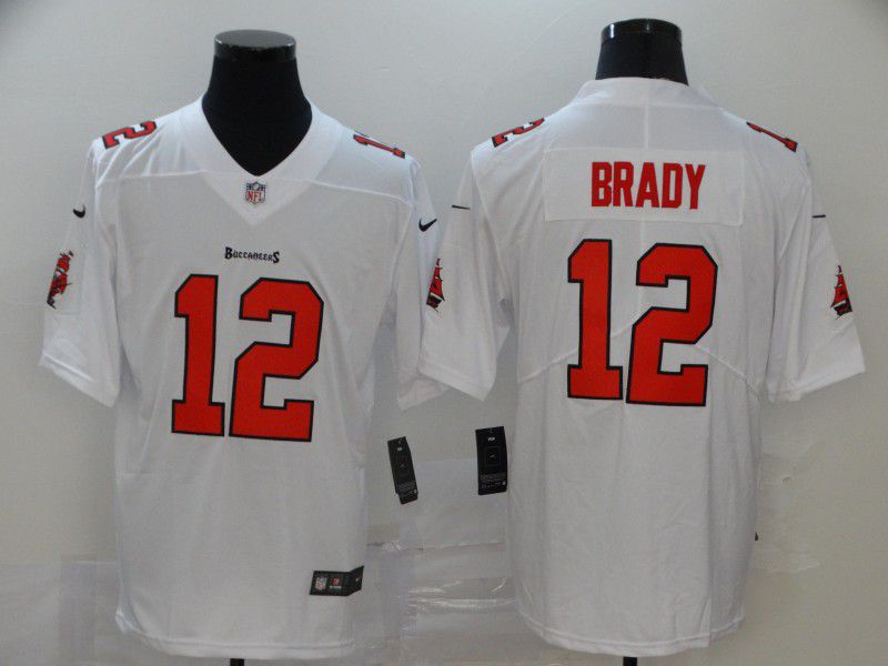 Men Tampa Bay Buccaneers #12 Tom Brady White Nike Limited Vapor Untouchable NFL Jerseys1->women mlb jersey->Women Jersey